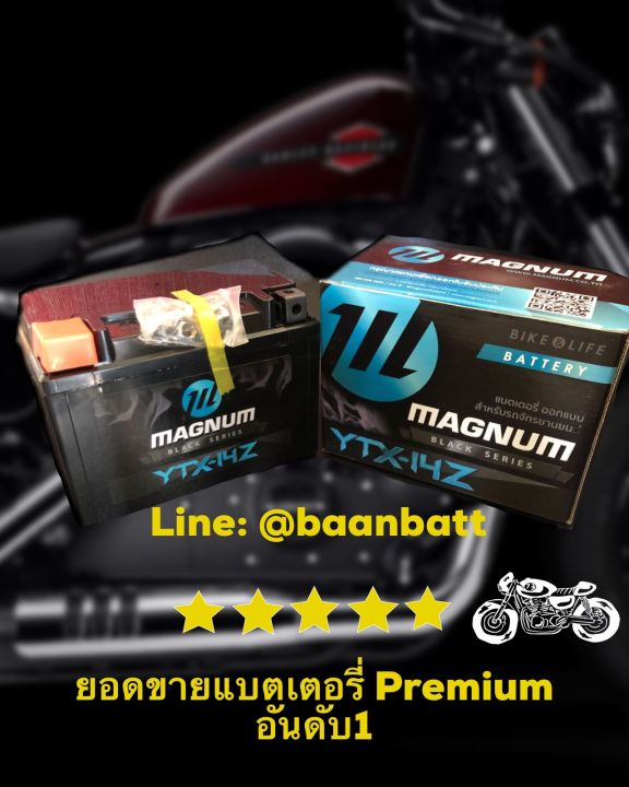 แบตเตอรี่-magnum-ytx14-z