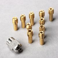 【CW】 11pcs/set  0.5mm-3.2mm Chucks Collet 4.3mm Shank with 8 x0.75 Mill Shaft Screw Cap for