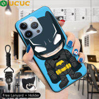 เคสโทรศัพท์เคสสำหรับ iPhone 15 15 Pro Max Iphone15 Iphone15pro Iphone 15เคสตัวการ์ตูนมาร์เวลสไปเดอร์แมน Ironman Captain ฝาครอบยางอ่อน (แหวนใส่นิ้ว + สายคล้อง)