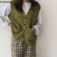 Vintage Sweater Vest Women