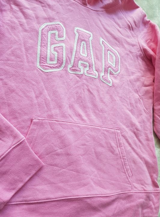 เสื้อกันหนาว-ผู้ใหญ่-แบรนด์-gap-แบบสวมสีชมพู