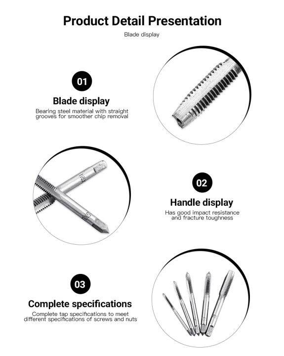 6pcs-set-tap-drill-wrench-tapping-threading-tool-m3-m8-screwdriver-tap-holder-hand-tool-thread-metric-plug-tap-screw-taps