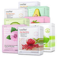 5PcsLot Beauty Face Sheet Aloe Pomegranate Seaweed Anti-aging Moisturizing Facial Skin Care Korean Sheet Face s