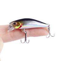 1pcs Mini Minnow เหยื่อตกปลา Wobblers 4.5 ซม.3.5g Sinking เหยื่อพลาสติก Hard Crankbait Jerkbait Pesca Bass Tackle-Cailine