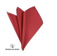 GIORGIO DEL SARTO Silk Pocket Square ผ้าเสียบสูทไหม 100%Silk