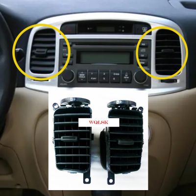 HOT LOZKLHWKLGHWH 576[HOT ING HENG HOT] ภายในรถด้านหน้า Dash คอนโซลกลาง A/c Air Vent Outlet เครื่องปรับอากาศติดตั้งหัวฉีดสำหรับ Hyundai Accent/verna