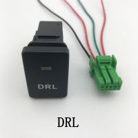 สำหรับไฟ LED จอมอนิเตอร์กล้องวิดีโอ DRL ปุ่มสวิตช์ไฟประตูท้ายที่จอดรถเรดาร์สำหรับมิตซูบิชิ L200 2015-2018