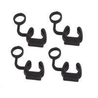 4pcs Black Soft Silicone Rubber Lock Plug Silicone Shackle Lock Catches Anti-drop Buckle For GoPro Hero 10 9 8 7 6 Accessories