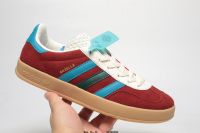 Adidas Originals Gazelle Indoor HQ8717 ป้องกันการลื่นไถลสวมสึกหรอต่ำชายคณะกรรมการรองเท้าผู้หญิงคณะกรรมการรองเท้า