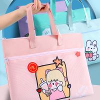 COD DSFGERERERER Large Capacity Cute Cartoon Tote Bag Student Portable Waterproof Canvas Bag