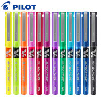 1ชิ้น V5 Pilot ปากกาหมึกเจลน้ำสีปากกาลูกลื่นอุปกรณ์การเขียนที่ใส่ปากกาออฟฟิศน่ารัก BX-V5 0.5มม. อุปกรณ์การเรียน