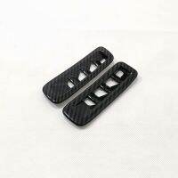 Car Front Small Air Vent Accessories Interior Modification Stickers For Mazda CX-8 2020 Carbon Look 2Pcs