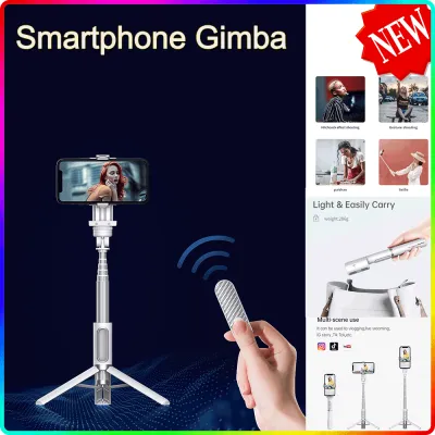 อุปกรณ์กันสั่นแบบพกพา Gimbal Smartphone สำหรับเซลฟี่่บลูทูธอุปกรณ์สตรีมสดสำหรับ Ios Android