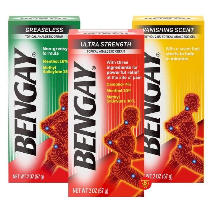 Bengay Topical Analgesic Cream 57g Lazada PH