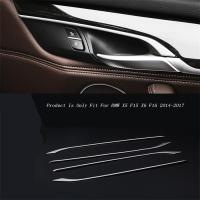 stainless steel Car styling Interior Door Handle Cover Trim Door Bowl Stickers decoration for BMW X5 X6 F15 F16 E70 E71