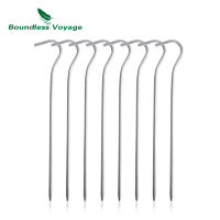 Boundless Voyage Titanium Tent Pegs Outdoor Camping Tent Stakes Canopy Nail Ground Pin Tent Accessories