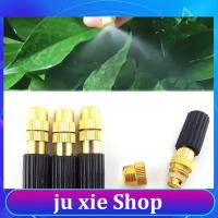 JuXie store 5x Gardening Plant Misting Cooling System Brass Mist Fog Copper Nozzle Spray Sprinkler Watering Garden Planter