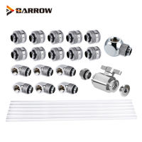 Barrow PC Water Cooling G Hard Tube G14 "Fittings Custom Liquid Loop System Kit With Water Value,Rigid Fitting Connector