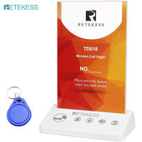 Retekess TD018โทรปุ่มเพจเจอร์,ร้านอาหารระบบโทร,เพิ่มบัตร RFID,วัสดุ PC สำหรับร้านอาหาร,คลับ,บาร์,KTV,ธุรกิจ,ร้านกาแฟ