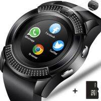 ~ V8 อุปกรณ์ Android Smartwatch TF ซิมบลูทู ธ นาฬิกา Pedometer กล้อง 2 กรัมสีหน้าจอข้อมือนาฬิกาสปอร์ตกันน้ำ