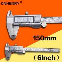 sdfhd5H เวอร์เนียคาลิปเปอร์ดิจิตอลคาลิปเปอร์ดิจิตอล LED เหล็กสแตนเลส6นิ้ว150มม. ไมโครมิเตอร์เครื่องวัดอิเล็กทรอนิกส์ที่แม่นยำเครื่องมือวัด
