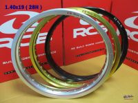 "US Racing Boy" ALUMINIUM POLISH WHEEL RIM 1.40x19 (dot 28) "SILVER" "GOLD" "BLACK" #วงล้อ อลูมิเนียม 1.40x19 (28รู) สีเงิน สีทอง สีดำ