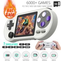 【YP】 DATA SF2000 Handheld Game Console 3 inch Consoles With 6000 Games Classic Video for Kids