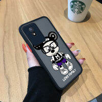 เคสเคสสำหรับ Vivo Y02A Y02T การ์ตูนน่ารักมีน้ำค้างแข็งโปร่งใสแข็งเคสใส่โทรศัพท์เด็กชายหญิงน่ารักปกหลังแบบเต็มกันกระแทกกล้องปกป้อง