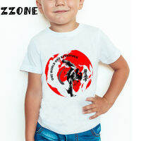 【Cw】Children Kyokushin Karate Print T shirt Baby BoysGirls Short Sleeve Summer Tops Kid Casual T-shirt