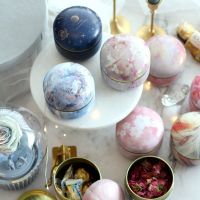 5/10pcs Marble Bride&amp;groom Candy Box Round Iron Gift Boxes Wedding Birthday Scented Tea Packing Box Party Favors Giveaway Gifts Storage Boxes