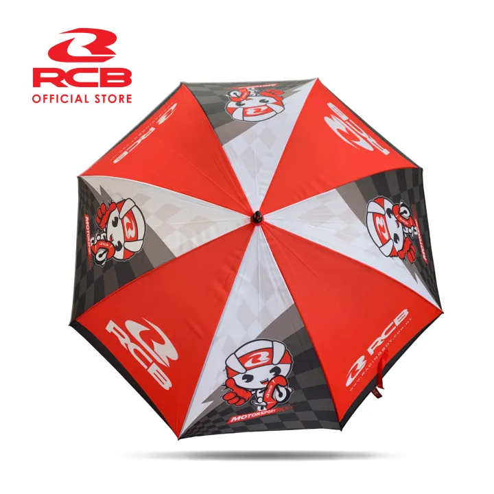 RCB(レーシングボーイ) ZAN MOTORSPORTS UMBRELLA ブラック レッド 01MU005Z