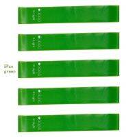 สายยางต้านทานสำหรับเล่นโยคะ5ชิ้น/เซ็ตสายยืดสำหรับออกกำลังกายอุปกรณ์ฟิตเนสพิลาทิสการฝึกกีฬายางยืดเพาะกาย