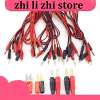 zhilizhi Store 4mm Banana Plugs Dual Alligator Clip Cable Connectors Test Lead Cord Probe Gold Plate Audio Speaker Wire for Multimeter