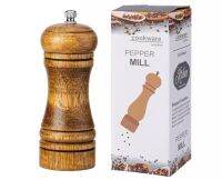 Pepper mill ไม้ เครื่องบดพริกไทย ที่บดพริกไทย แบบละเอียดไม้แท้ ที่บดสมุนไพร Pepper mill grinder เครื่องบดพริก บดเครื่องเทศ แบบไม้ ที่บดพริกไทย