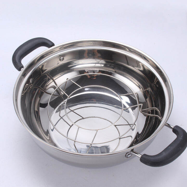 HOMEMAXS Stainless Steel Steamer Rack Round Cooking Cooling Trivet ...