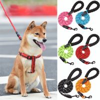 Durable Pet Dog Leash Nylon Pet Leashes Chain Traction Rope Reflective Walking Running Lead Extension for Puppy Hunde Zubehor