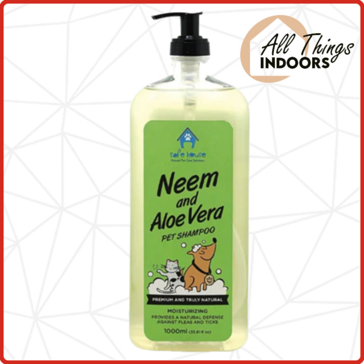 Safe House Neem And Aloe Vera Pet Shampoo 1L Lazada PH