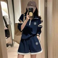 2023 Womens Golf Clothing malbon Golf Suit Golf Shirts shorts Goods 2-piece set Womens Golf Wear