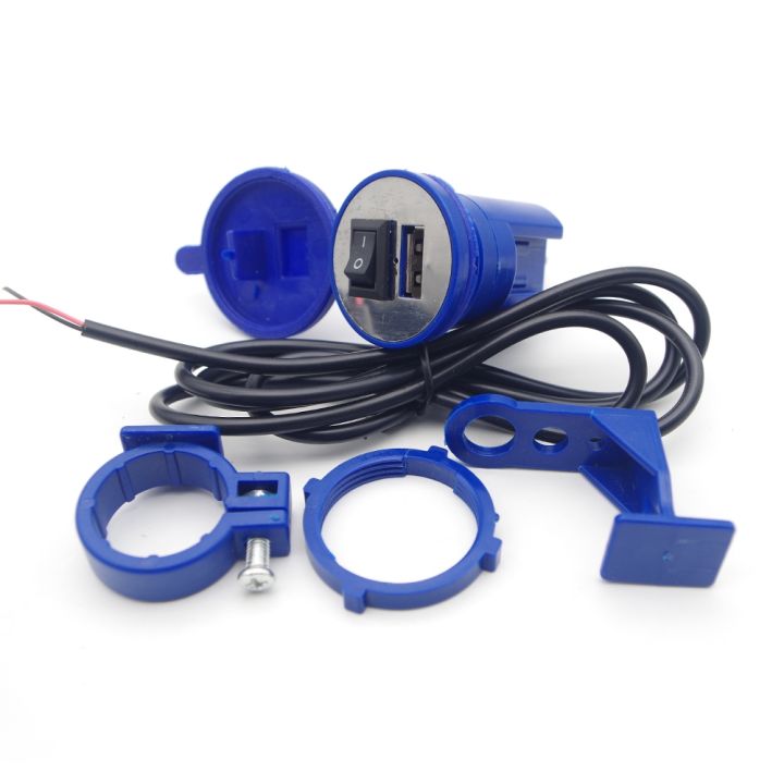 motorcycle-usb-mobile-phone-charger-2-1a-12v-modified-accessories-waterproof-for-honda-dio-af18-af27-af34-af35-af62-ktm-525exc