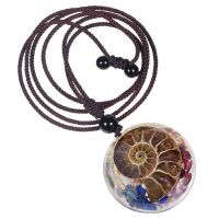 Resin Orgone Necklace Lucky Amulet For Women Men Jewelry