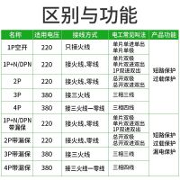 original
 Schneider circuit breaker air switch household leakage protection main switch LS8 1P 2P 3P 4P 16A-100A