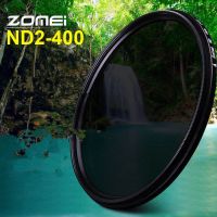 Zomei Glass Slim Fader Variable ND Filter ปรับ ND2 ถึง ND400 ND2-400 Neutral Density สำหรับเลนส์กล้อง Canon NIkon Hoya Sony-BIANO