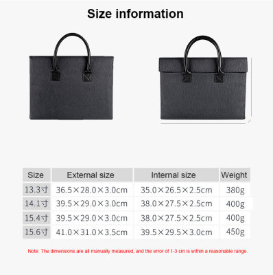 กระเป๋าใส่แล็ปท็อปสำหรับHuawei Matebook 13/X Pro 15.4 15.6,กระเป๋าแล็ปท็อปแนวธุรกิจขนาด13 14 13.9นิ้วกระเป๋าถือสำหรับMacbook AirTH