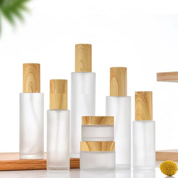 20-30-50-100ml-20-30-50-100ml-wood-frosted-glass-spray-bottle-lotion-pump-liquid-sprayer-fine-mist-refillable-wooden-cap-perfume-bottles