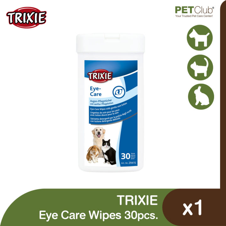 petclub-trixie-eye-amp-ear-care-wipes-ผ้าเช็ดทำความสะอาดตาและหู-30ชิ้น