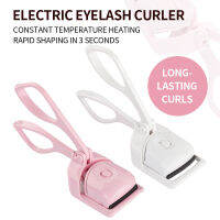 1Pcs แบบพกพาไฟฟ้า Heated Eyelash Curler หวี USB ชาร์จไฟฟ้า Eyelash Curlers Eye Lashes เครื่องมือแต่งหน้า