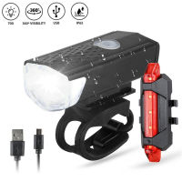 2023 NEW USB rechargeable bicycle light accessories mountain bike bicycle front and rear tail light riding waterproof bicycle light flash