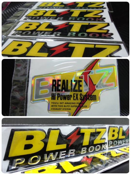 สติ๊กเกอร์เทเรซิ่นนูนอย่างดี-คำว่า-blitz-sticker-ติดรถ-แต่งรถ-ได้ทุกยี่ห้อ-ทุกรุ่น-สติกเกอร์-สติกเกอ-สวย-งานดี-หายาก-ติดท้ายรถ-ติดข้างประตู