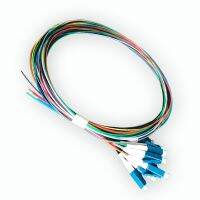 1/5PCS LC/UPC 12Core Bundle Pigtail 1.5m Optic Cable Optical Patch Cord Fiber Jumper Durable Cable Simplex Single Mode 0.9mm