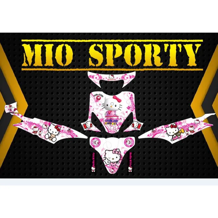 Decals, Sticker, Motorcycle Decals for Yamaha Mio sporty 014, hello